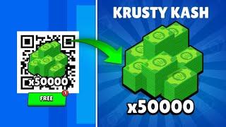 FREE NEW KRUSTY KASH QR CODE  MEGA BOX & POWER MEAL OPEN  BRAWL STARS NEW UPDATE