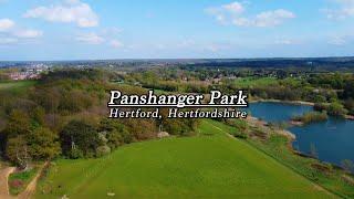 Panshanger Park Hertford Hertfordshire - 4K Drone Footage - 2023