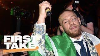 First Take praises Conor McGregor for fight against Floyd Mayweather  First Take  ESPN