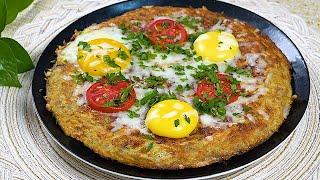 Cabbage with eggs tastes better than pizza Delicious breakfast with just a few ingredients