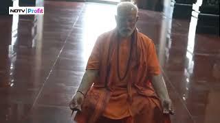 PM Modi Meditates In Kanniyakumari At Vivekananda Rock Memorial  PM Modi Meditation Video