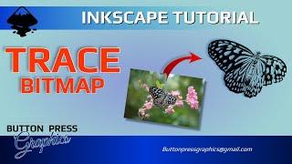 Using TRACE BITMAP In INKSCAPE 1.3