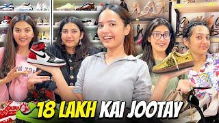 Sistrology Entire Shoe Collection400 sai zyada Jootay Ghar sai Nikal aye