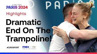 WHAT A FINAL   Womens Trampoline Highlights  #Paris2024 #Olympics