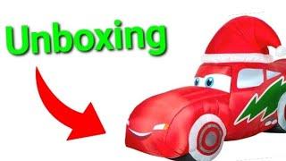 Lightning McQueen Inflatable Unboxing