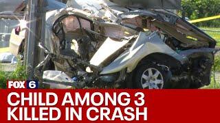 Milwaukee fatal crash 3 dead including child  FOX6 News Milwaukee