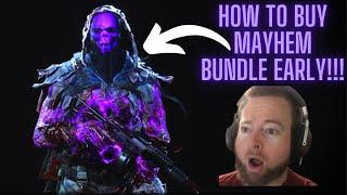 Disciple Of Mayhem Ultra Skin Bundle HOW TO UNLOCK Early Release....