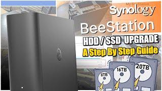 Synology BeeStation Hard Drive Upgrade - FULL WALKTHROUGH