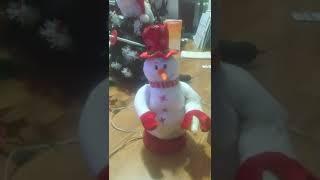 undergoing restoration Gemmy Message Fan Snowman Speaker Mod