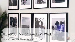 ALL ABOUT MY DIY GALLERY WALL  MODERN HOME DECOR INSPO  MARIE CASHMERE