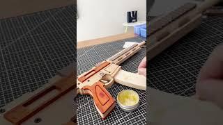 Diy real wood M416 rubber gunwho wants it? Free