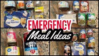 EMERGENCY FOOD STORAGE AND PREP EASY MEALS FROM SHELF STABLE INGREDIENTS