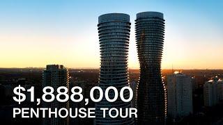 Inside a $1.88M Penthouse in Mississauga’s Iconic Absolute Towers  PH2 50 Absolute Ave