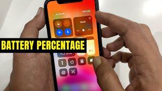 How to Show Battery Percentage on iPhone 11