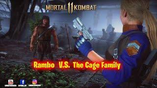 Mortal Kombat 11 - Rambo V.S. The Cage Family Dialogue