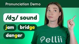 Pronouncing dʒ – English Pronunciation Lesson Part 1