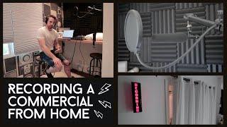 Recording a Commercial from Home  Day in the Life of a Voiceover Actor