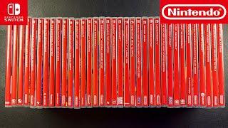 Nintendo Games Collection 2021  Can you count how many games are there ?