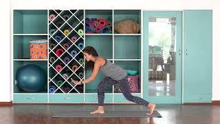 Dynamic Hamstring stretch  The Raadha Kalpa Method.