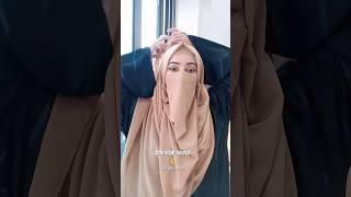 Without Inner Cap Full Coverage Hijab style Glasses Niqab Style Hijab Tutorial #hijab #shorts #fyp