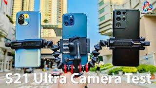 Galaxy S21 Ultra vs iPhone 12 Pro Max vs Mi 11 CAMERA TEST