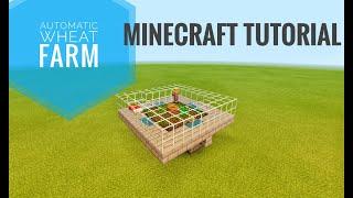 How to Build an Automatic Wheat Farm Bedrock Edition