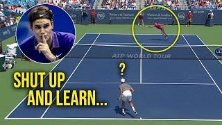 The Day Federer *INVENTED* a New Shot to Beat Djokovic The SABR Improvisation