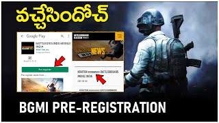 Battleground Mobile India BGMI - Pre-Registration Started