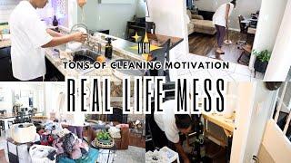 *NEW* Cleaning Motivation  Real Life Messy House  Clean With Me