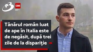 Tânărul român luat de ape în Italia este de negăsit după trei zile de la dispariție