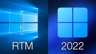 Windows 10 RTM vs 11 22H2