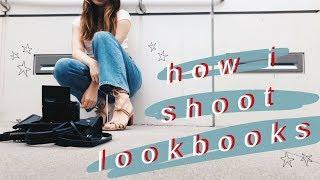 HOW I SHOOT LOOKBOOKS BY MYSELF  behind the scenes vlog