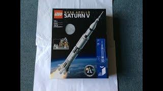 LEGO Ideas 21309 NASA Apollo Saturn V  Unboxing Speedbuild & Review