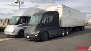 Электро грузовик Tesla Semi Первый рейс