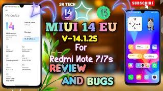 Miui 14 EU V-14.1.25 Rom For Redmi Note 77s Bugs And Review  Android 13 