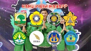 Daftar PTN Wilayah Sumatera SBMPTN 2021 +Almamater KAMPUS