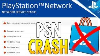 PLAYSTATION NETWORK JUST CRASHED - PSN IS DOWN RIGHT NOW