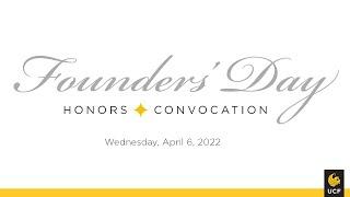 UCF Founders Day Honors Convocation 2022