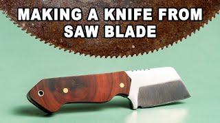 Making a knife from saw blade #makingknife #sawblade