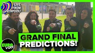 EUROVISION 2023 GRAND FINAL PREDICTIONS  Live from Liverpool