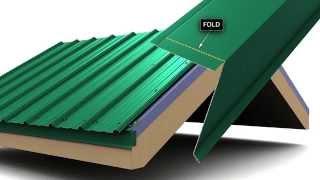 How to install metal roof rake trim for Unions MasterRib panel.