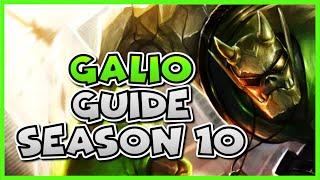 GALIO GUIDE FOR SEASON 10 - Runes Build - League of Legends 2020