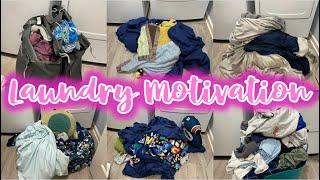 ULTIMATE SUMMER TIME LAUNDRY MOTIVATION  FAMILY OF 6 LAUNDRY ROUTINE  9 LOADS OF WEEKLY LAUNDRY