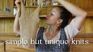 My wild knitting podcast  Ep. 35  SIMPLE AND UNIQUE KNITS