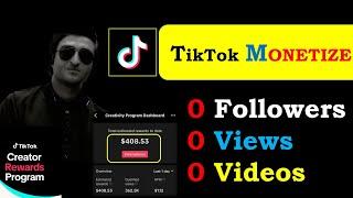 Tiktok 0 Followers and 0 Views Monitization