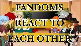 Fandoms React to Each Other  5K SPECIAL 🫶🫶🫶