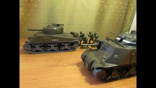 Модели танков Шерман и М3 Ли  132 от New Ray