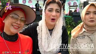 RAMAIKAN WARGA SEMANAN JAKARTA BARAT DALAM FESTIVAL BUDAYA BETAWI GORONTALO MAMA HANA KETEMU ONTA