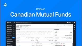 Canadian Mutual Funds Release