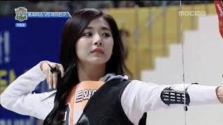 Tzuyu Archery Hair Flip sensation